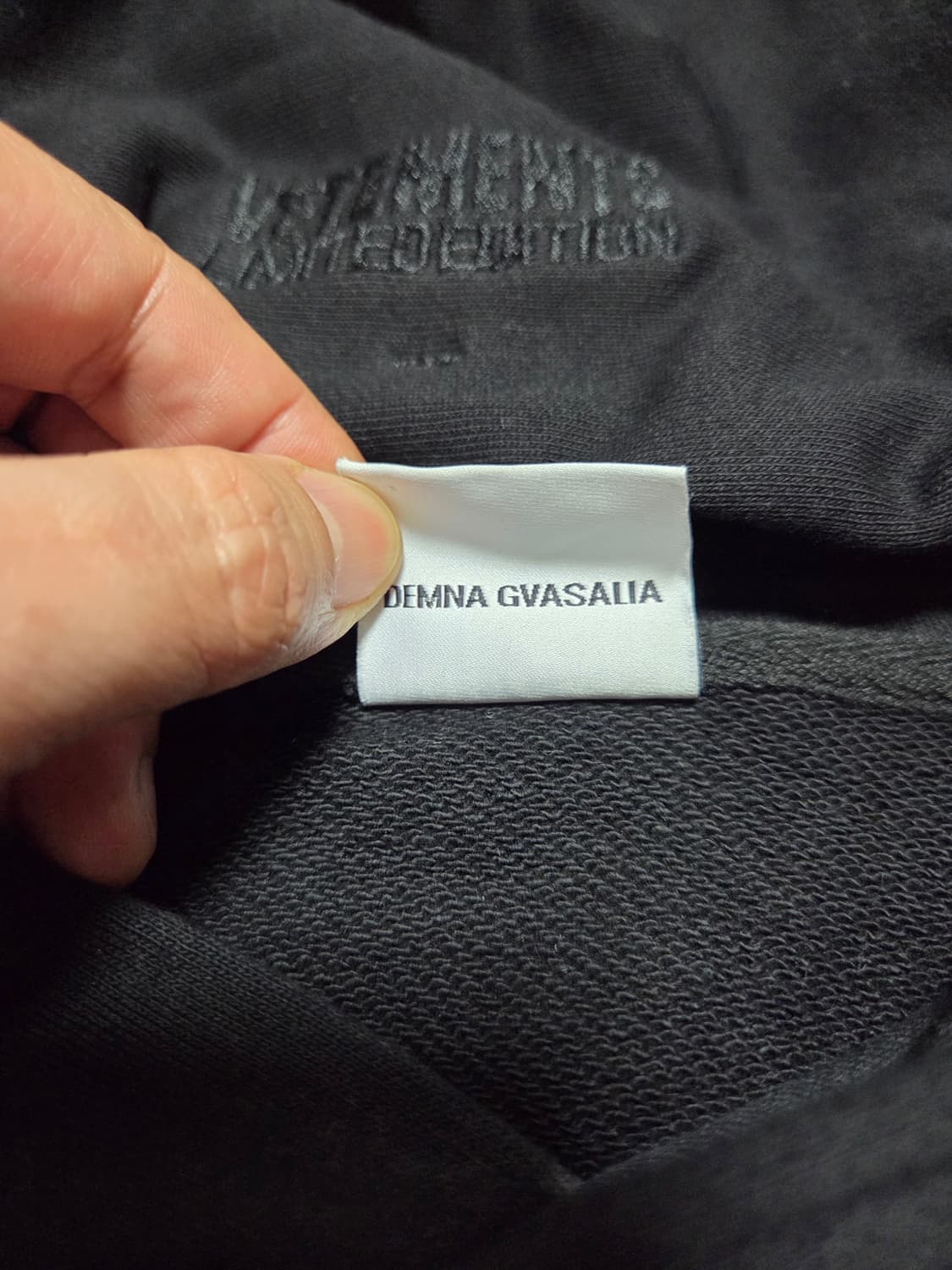 베트멍 로고패치 후드티  상품이미지8