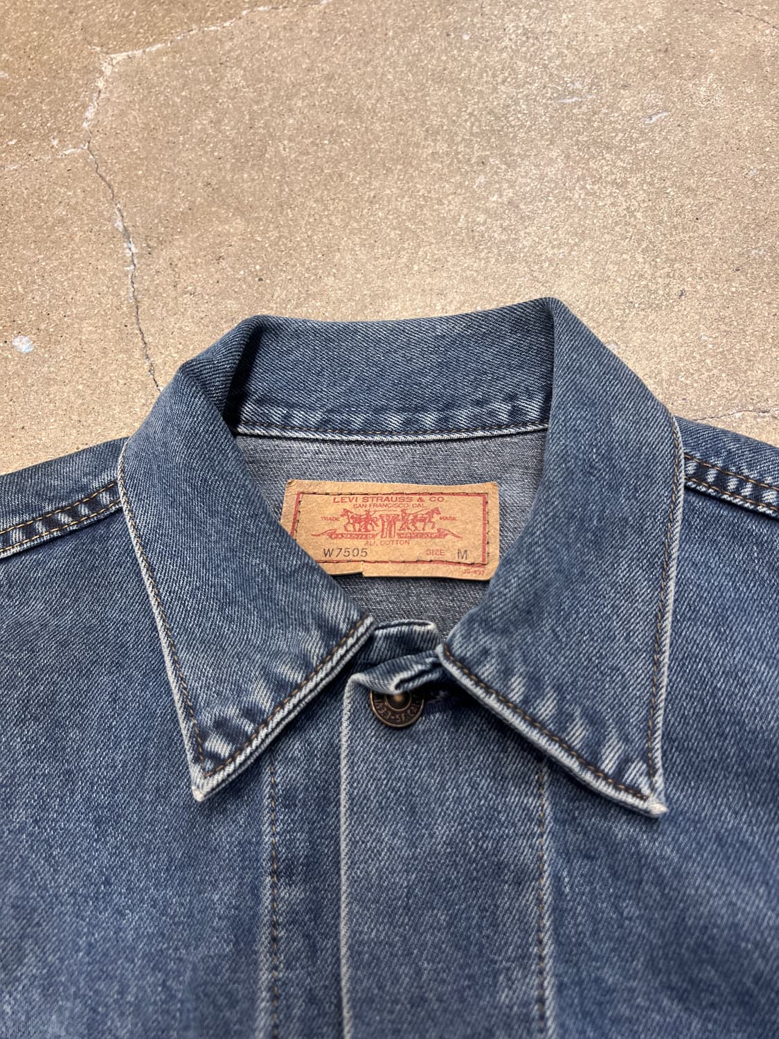 90’s Levi’s Japan W7505 3세대 트러커 자켓 상품이미지4