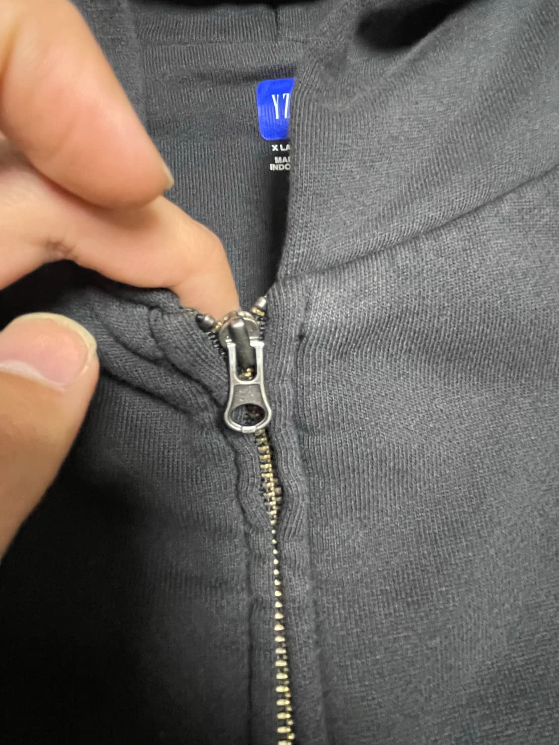 이지 갭 후드집업 블랙 XL 상품이미지4