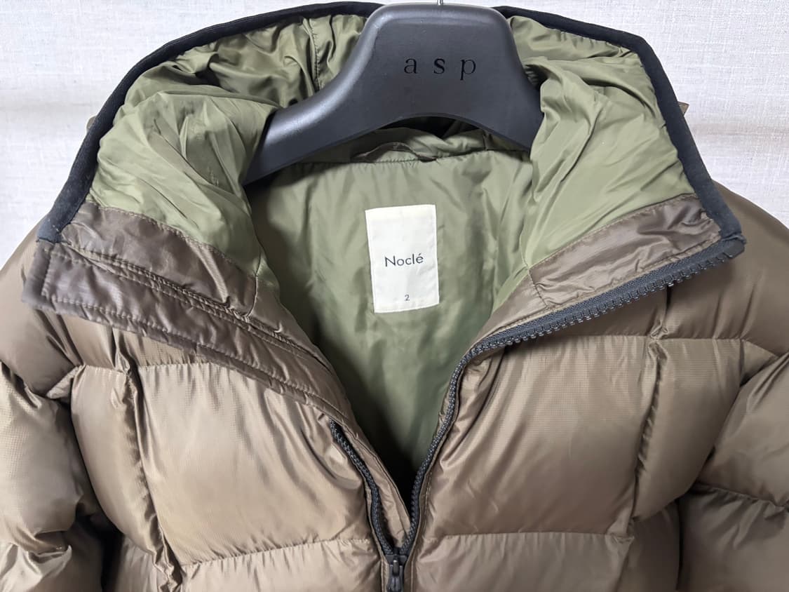 [2] 노클 후디 덕다운 카키 상품이미지3