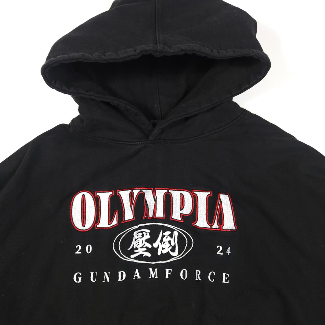 압도 올림피아 후드티 블랙 상품이미지2