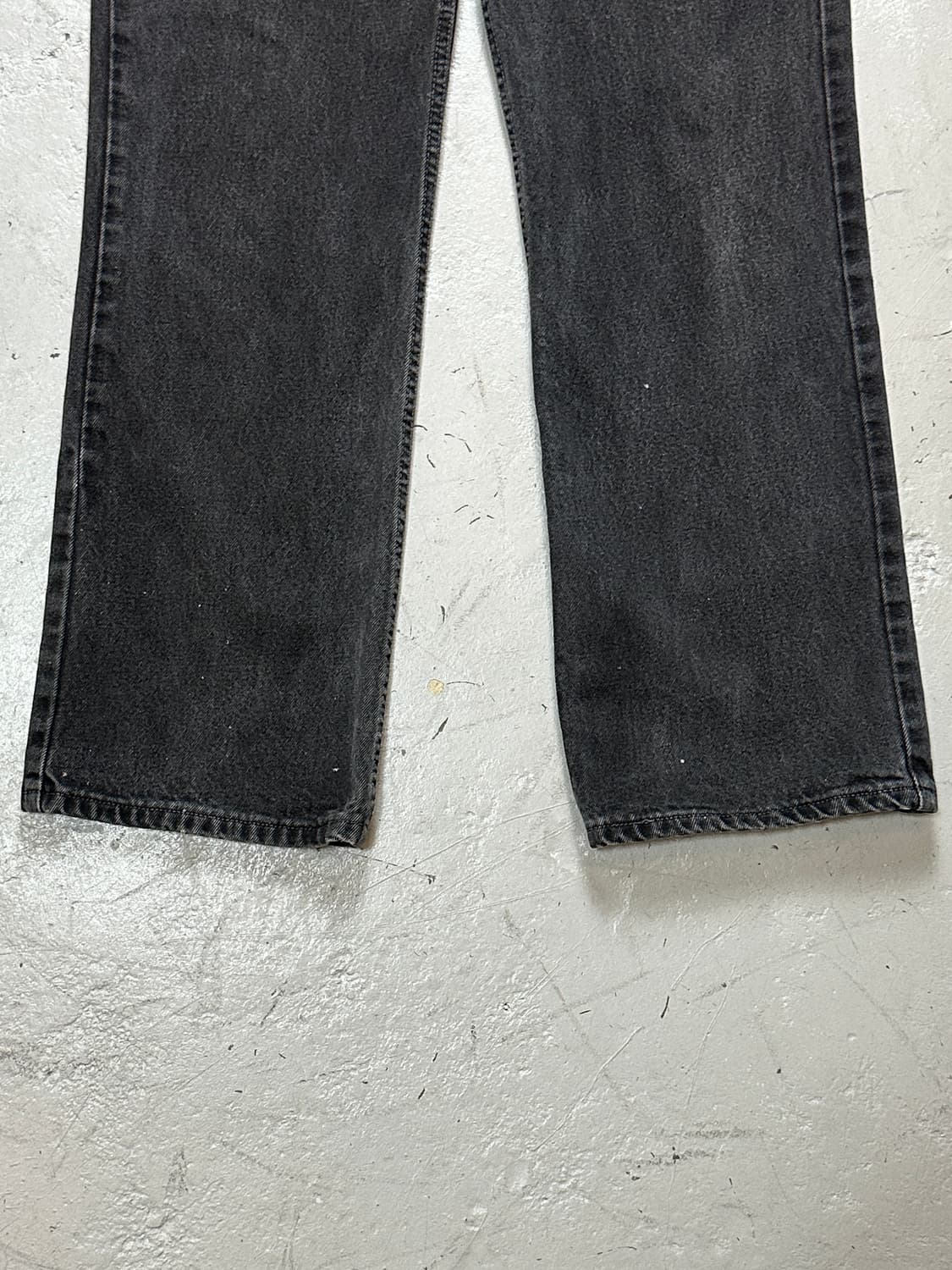 90's USA Made 리바이스 517 블랙 부츠컷 플레어진 상품이미지7