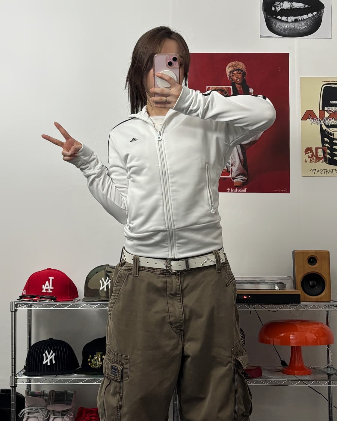 아디다스 00s 화이트 트랙탑 져지 상품이미지4