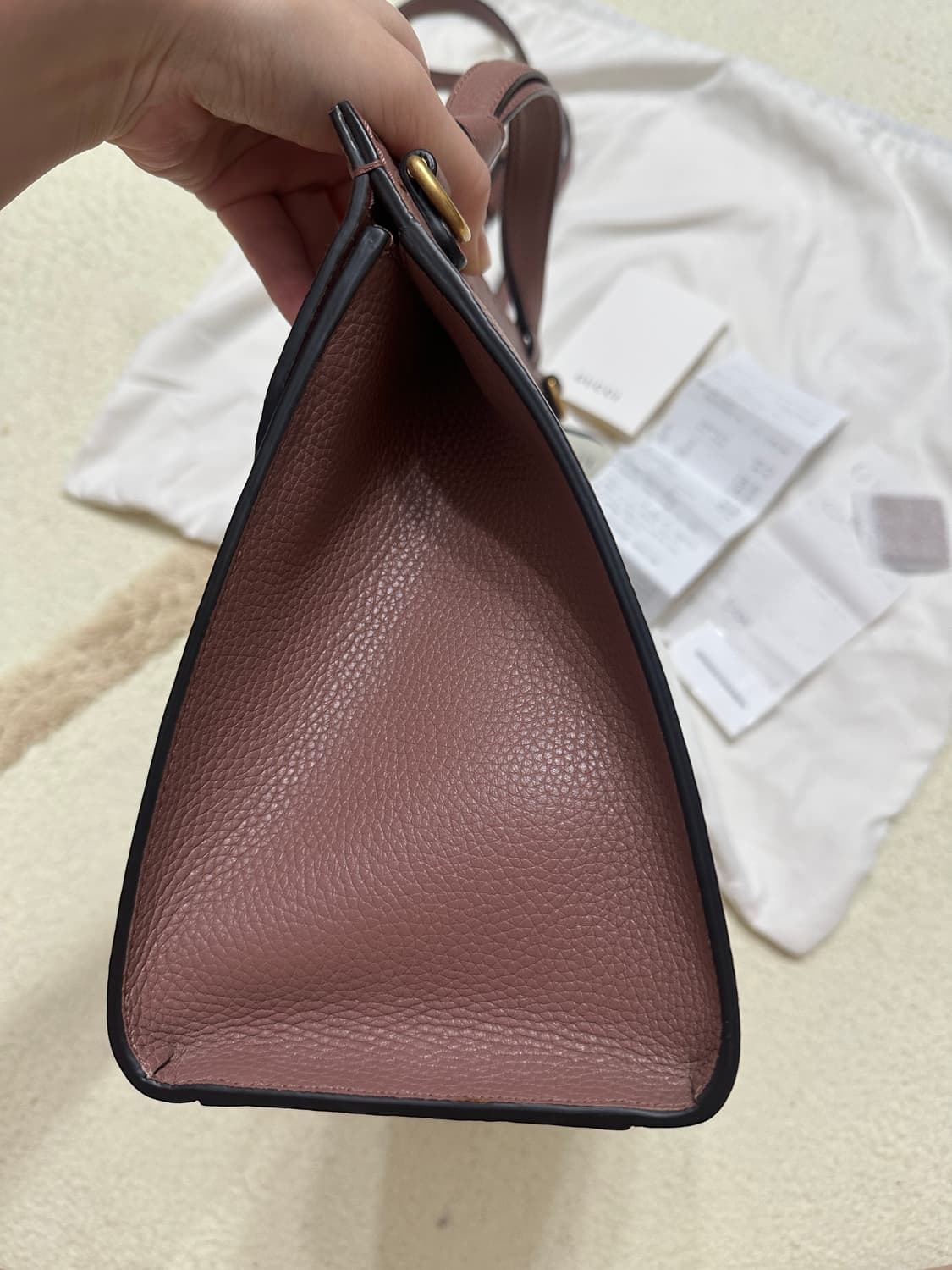 구찌 마몬트 마몽트 탑핸들 스몰 앤틱로즈 상품이미지8