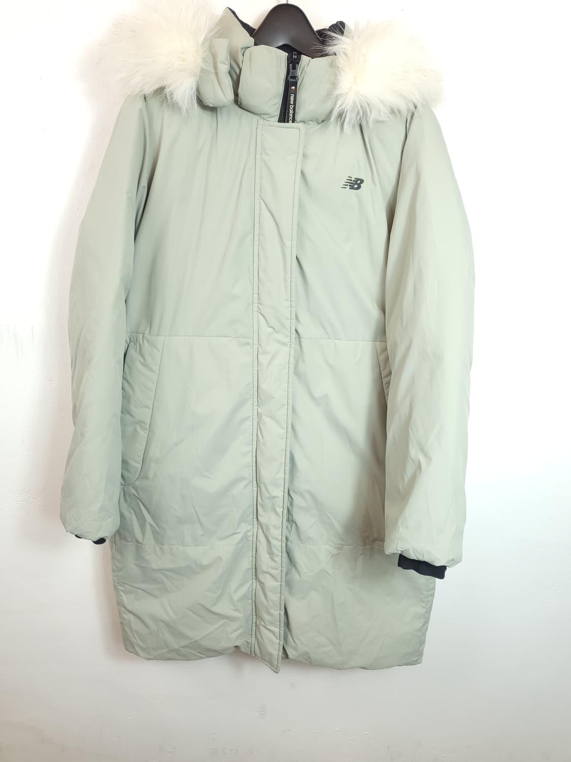 뉴발란스 여성 리버시블 구스롱패딩 90(M) 민트/블랙 상품이미지3