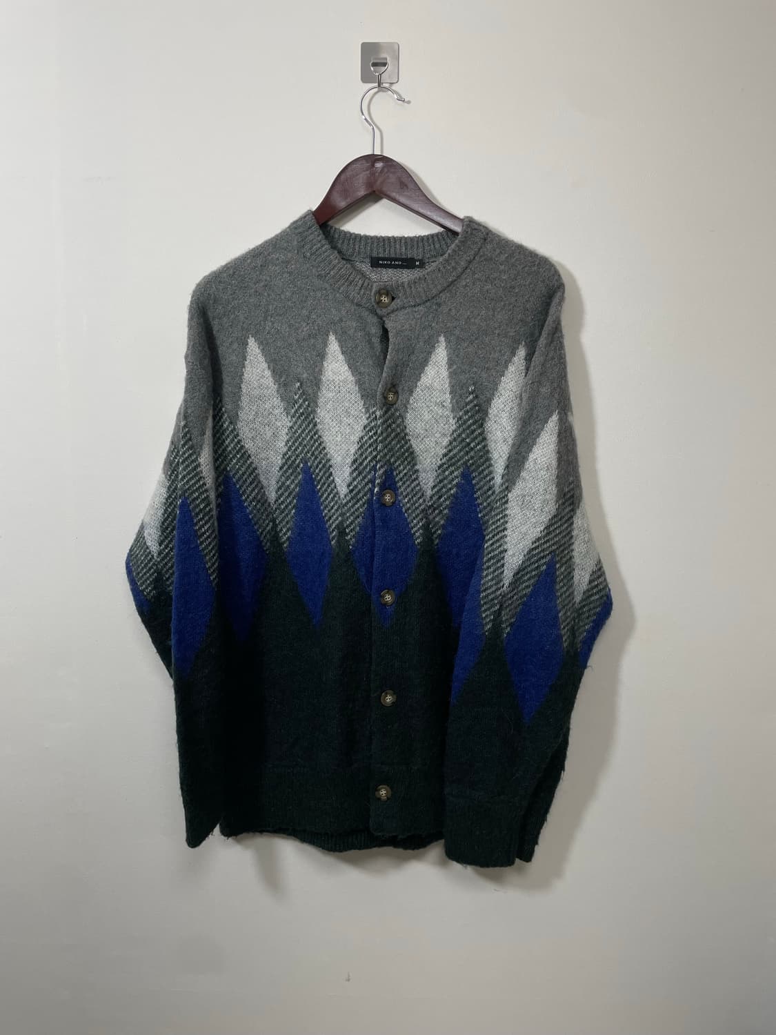 니코앤드NikoAnd.. 아가일 가디건 M  - K12 상품이미지1