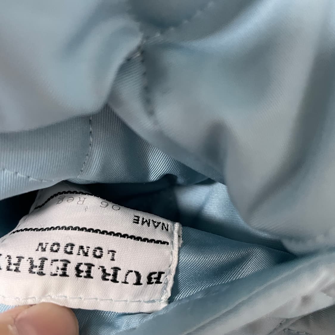 버버리 퀄팅 후드 자켓 블루 06(W)  상품이미지7