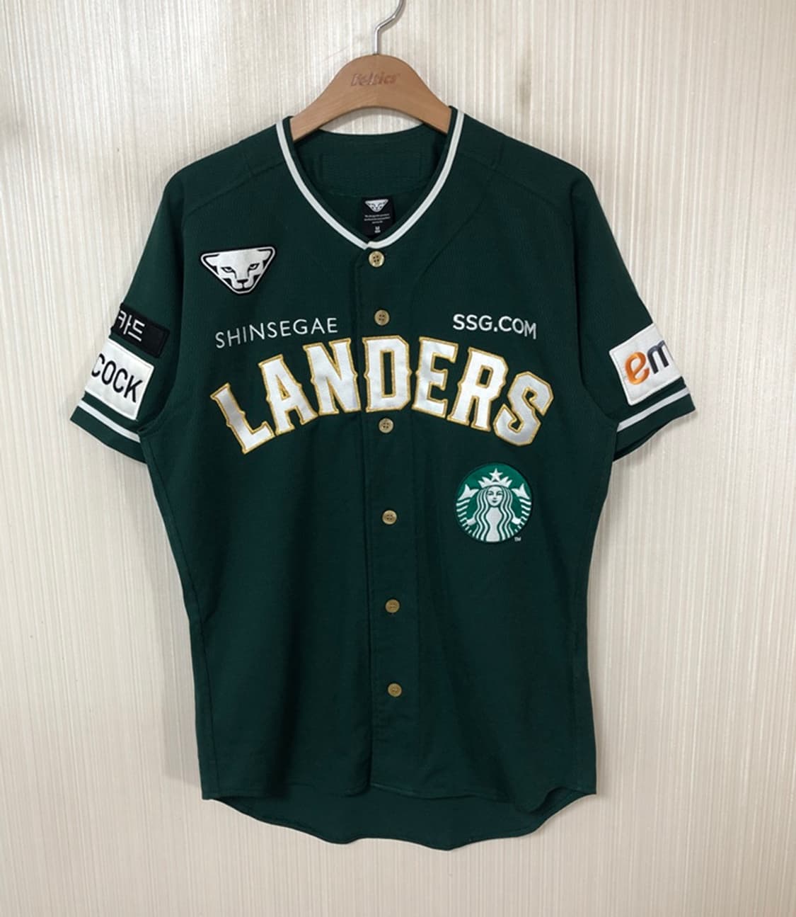 KBO 다이나핏 SSG랜더스X스타벅스 랜더스벅 한정져지 M #17 추신수 상품이미지2