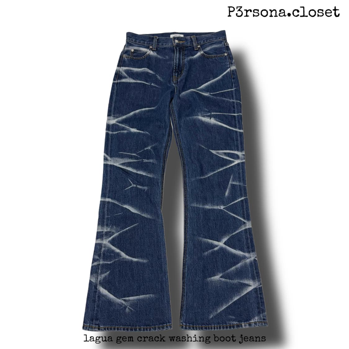 lagua gem crack washing boot jeans 상품이미지1