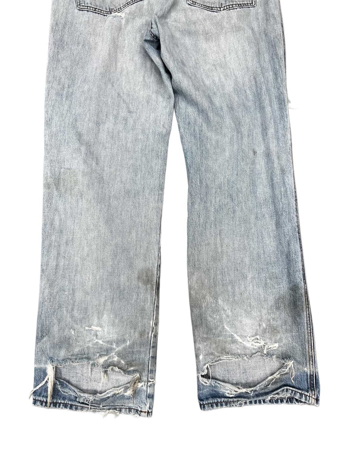 90s) girbaud damaged denim pants 상품이미지6