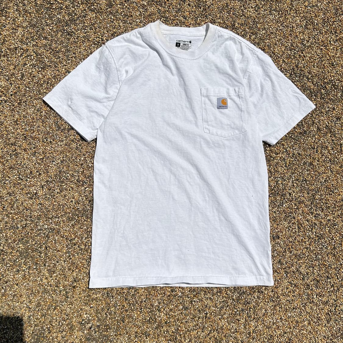 칼하트(Carhartt) 화이트 반팔 티셔츠 상품이미지1