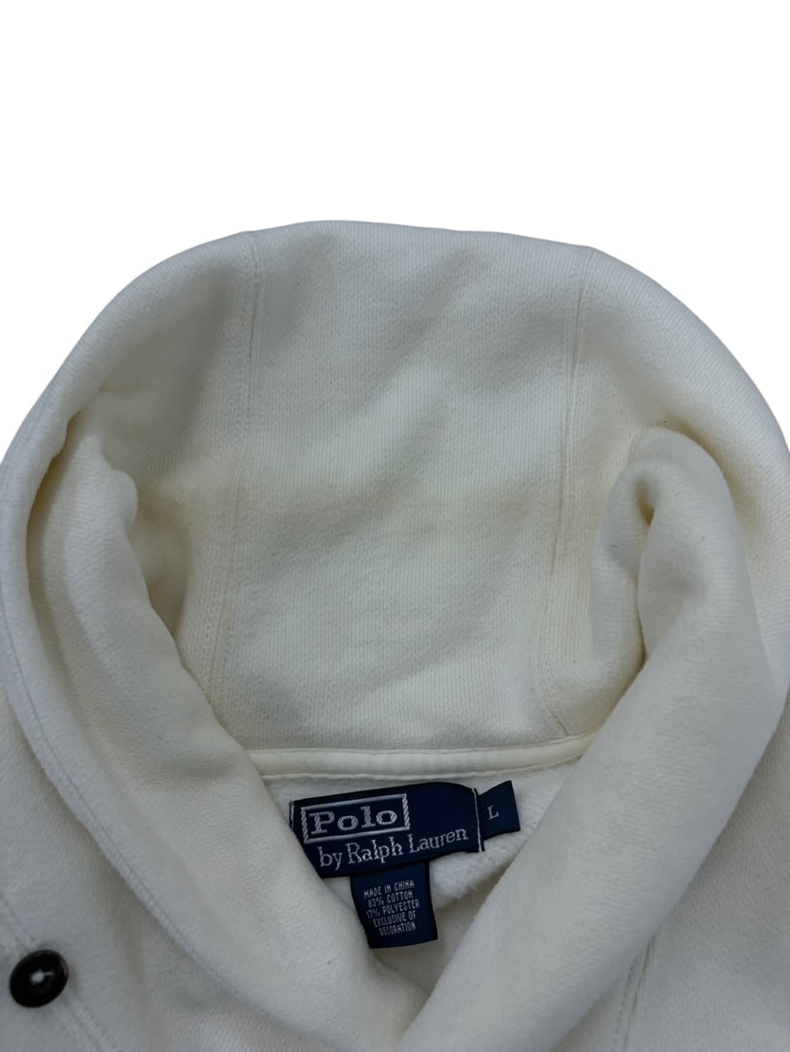 00년대 폴로 숄카라 니트 화이트 (L) 상품이미지4