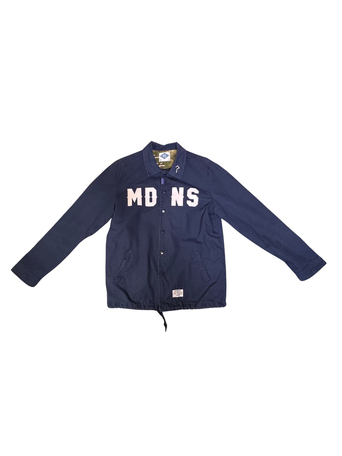 빈티지 매드니스 MADNESS 립스탑 MDNS 스펠아웃 코치자켓 XL 상품이미지1
