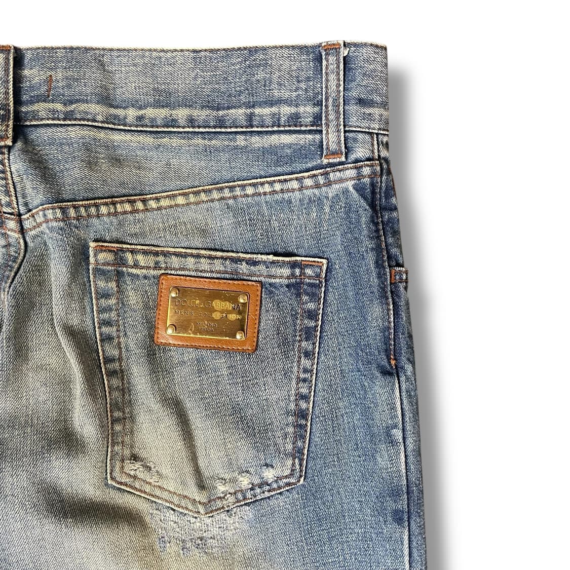 (36) 돌체앤가바나 완장백로고 워싱 데님 상품이미지3