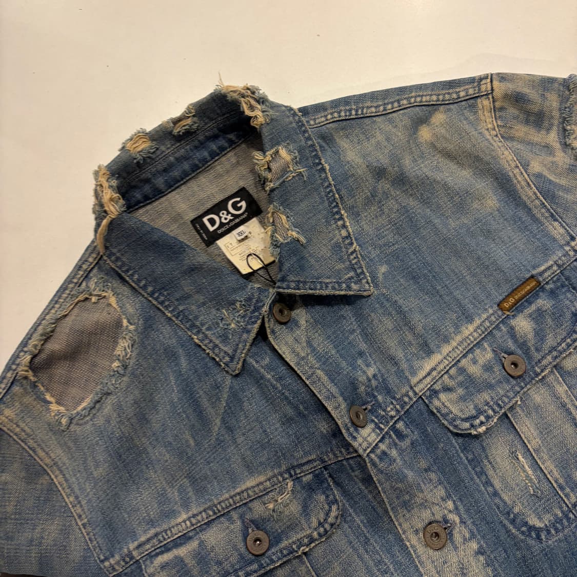 [2XL] 04AW 돌체앤가바나 D&G 데님 자켓 E201 상품이미지3