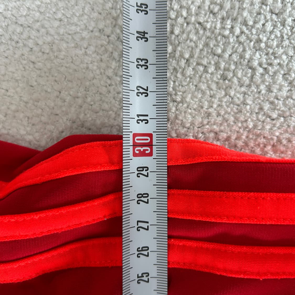 아디다스 삼선 트레이닝 바지 레드 s 상품이미지5