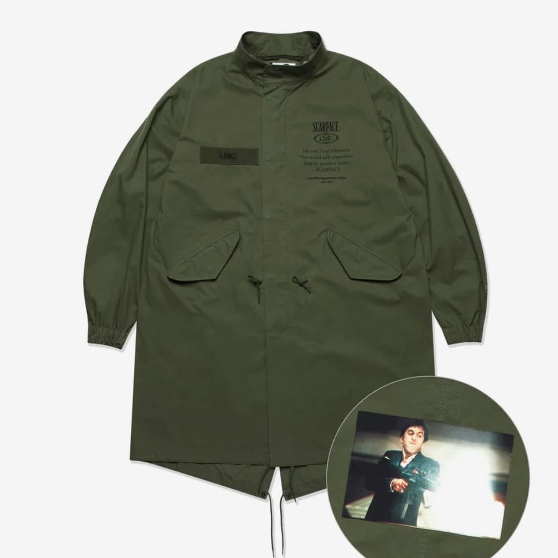 LMC x SCARFACE FISH TAIL PARKA 피쉬테일 파카 상품이미지1