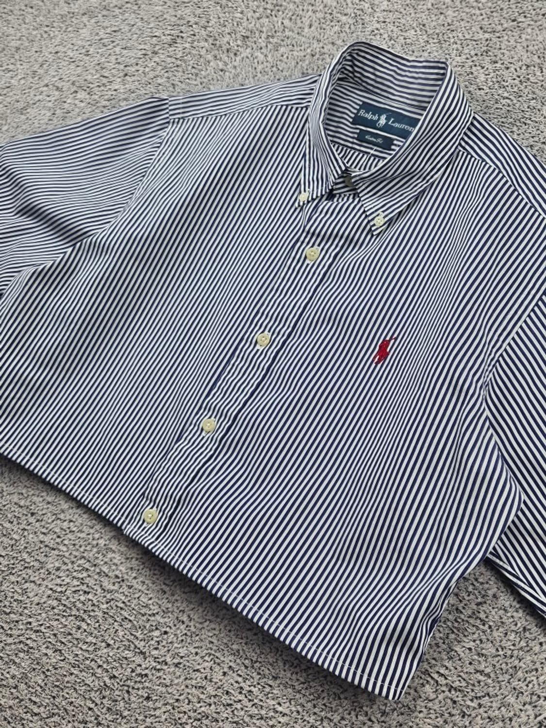 폴로랄프로렌 스트라이프 반팔 셔츠 크롭커스텀 ( M ) / 11810 상품이미지4