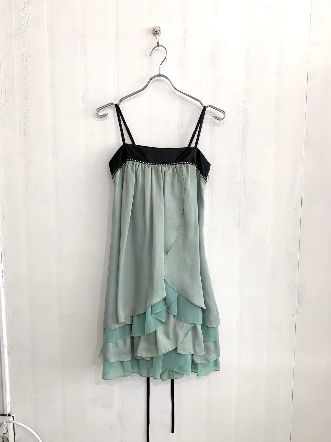 Emerald Mint Fairy Mini Dress 상품이미지1