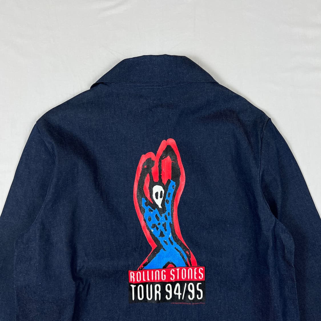 90‘s 94년도 롤링스톤스 밴드 94/95 투어 데님 초어자켓 상품이미지7