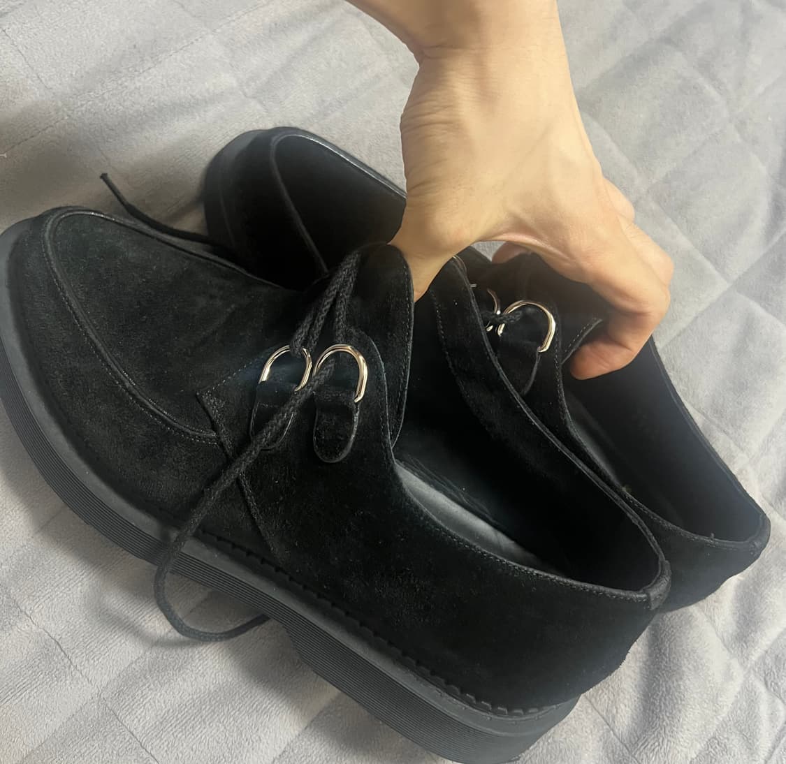 Saint Laurent Teddy Derby Suede 상품이미지2
