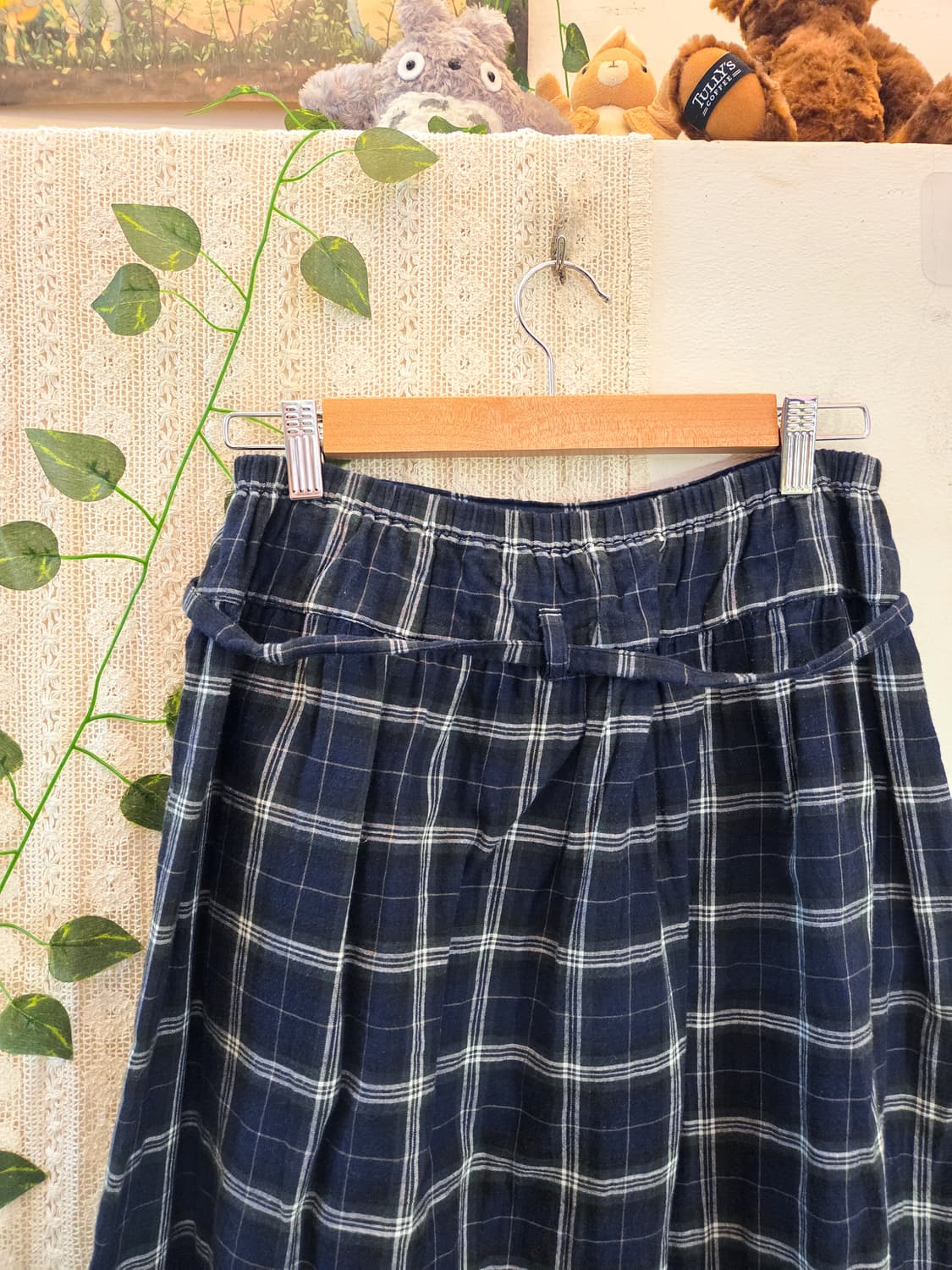 체크 너드 스커트 상품이미지5