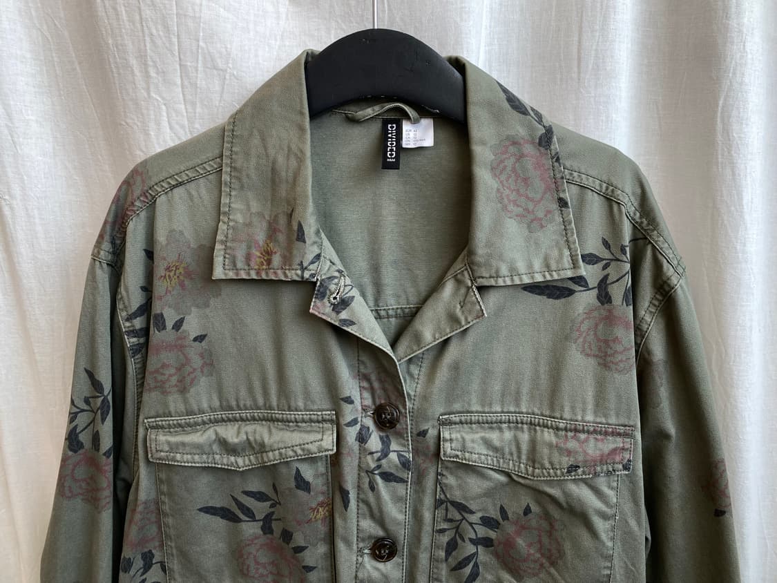 H&M 플라워 야상자켓(XL) 상품이미지4