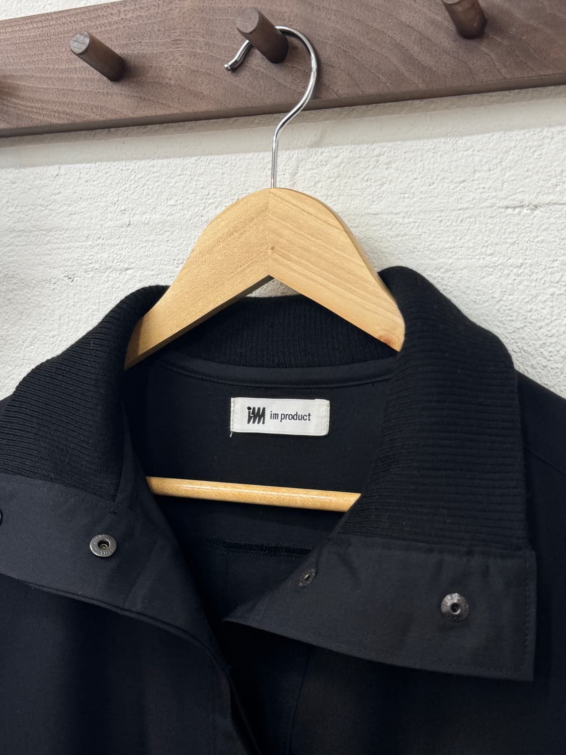 90s 이세이미야케 im product 블랙 롱 트렌치(O42) 상품이미지3