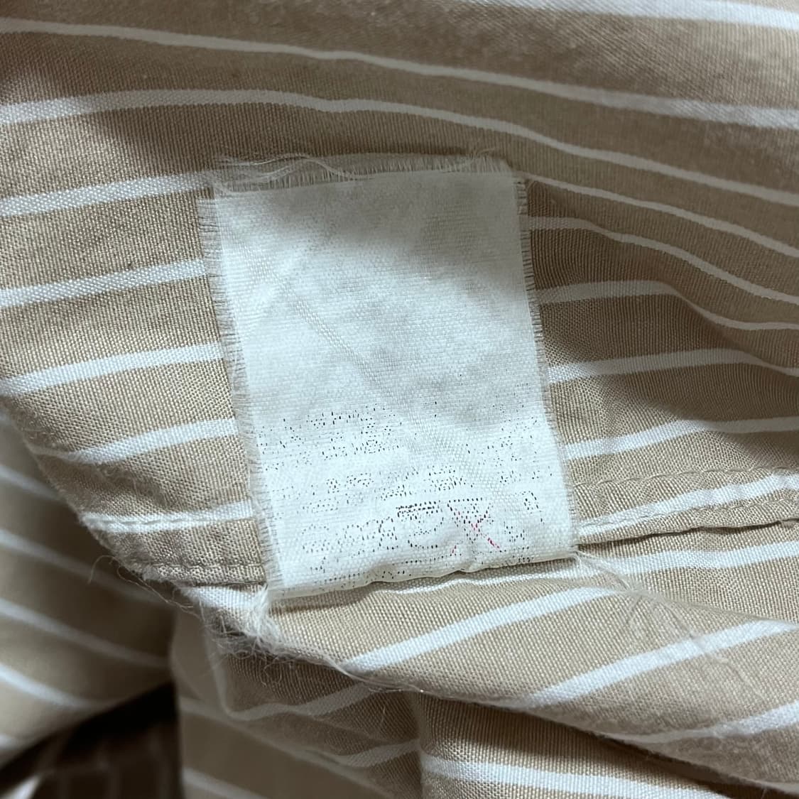 [정품] 빈폴 베이지 스트라이프 셔츠 [ 95 ] 상품이미지6