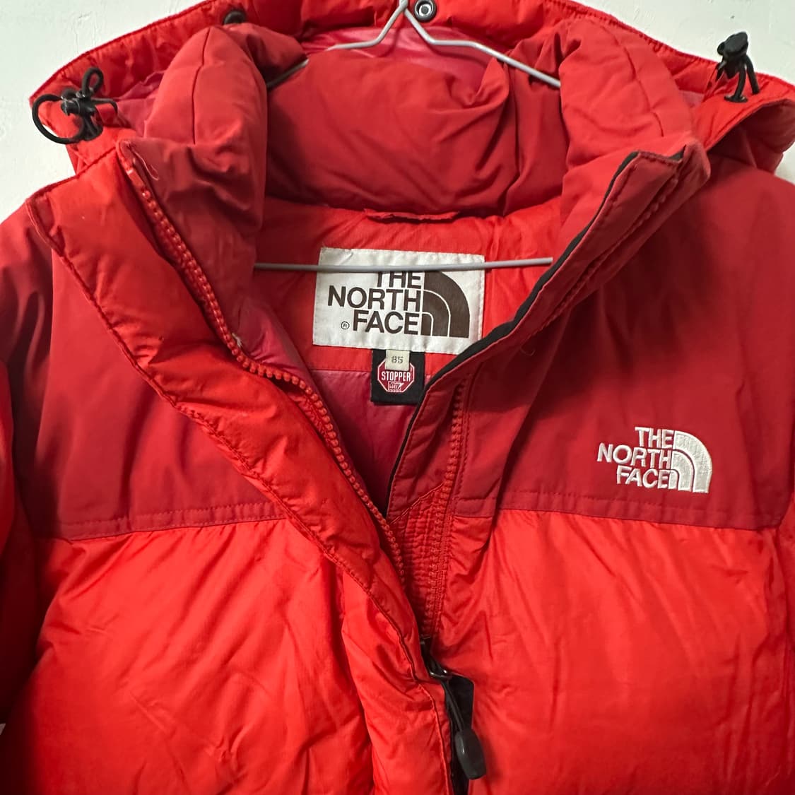(85) 노스페이스 800 윈드스토퍼 패딩 레드 상품이미지2