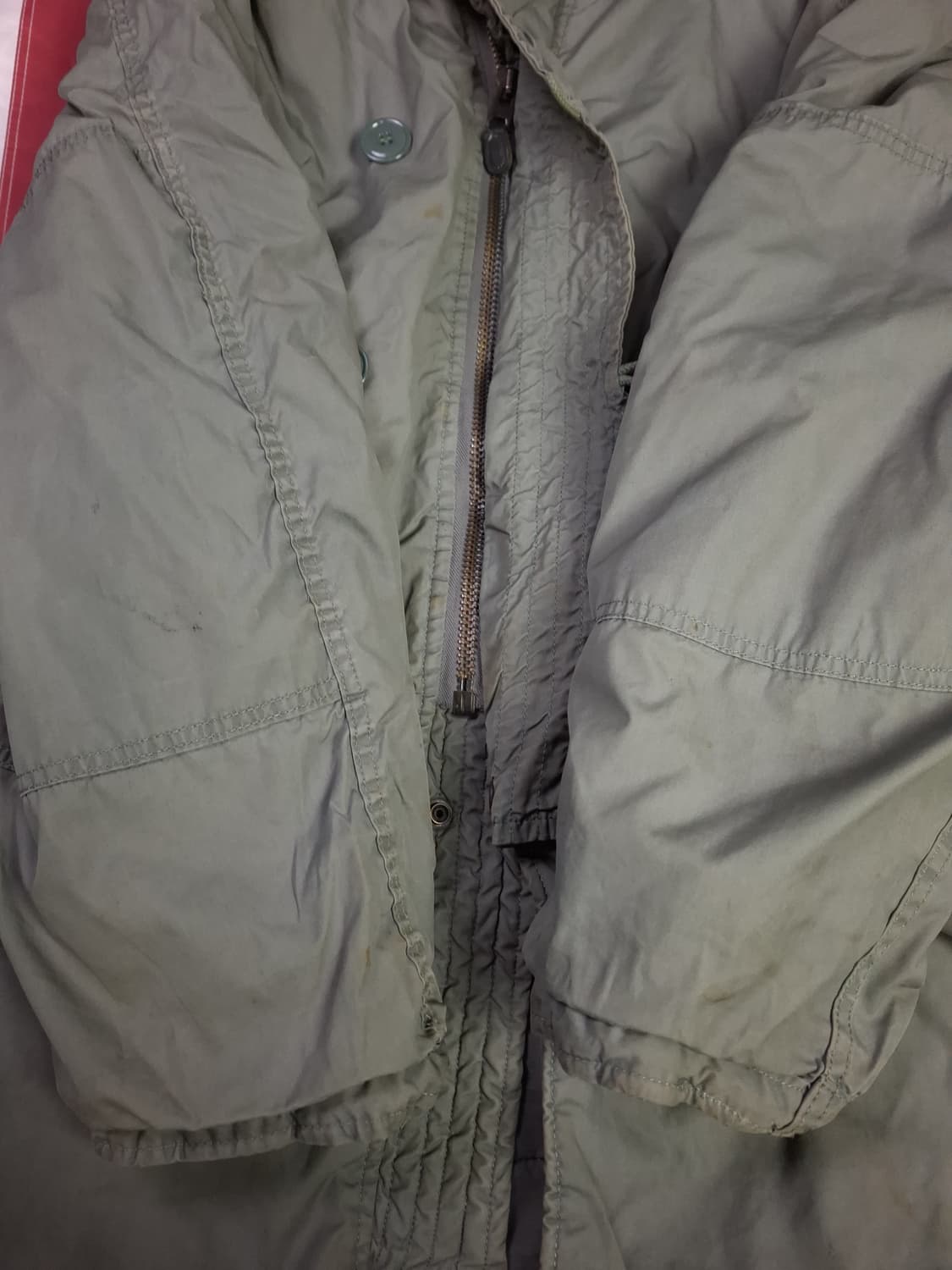 오리지날 80's 미국제조 미공군 지급용 N-3B 극한지용 파카 상품이미지5