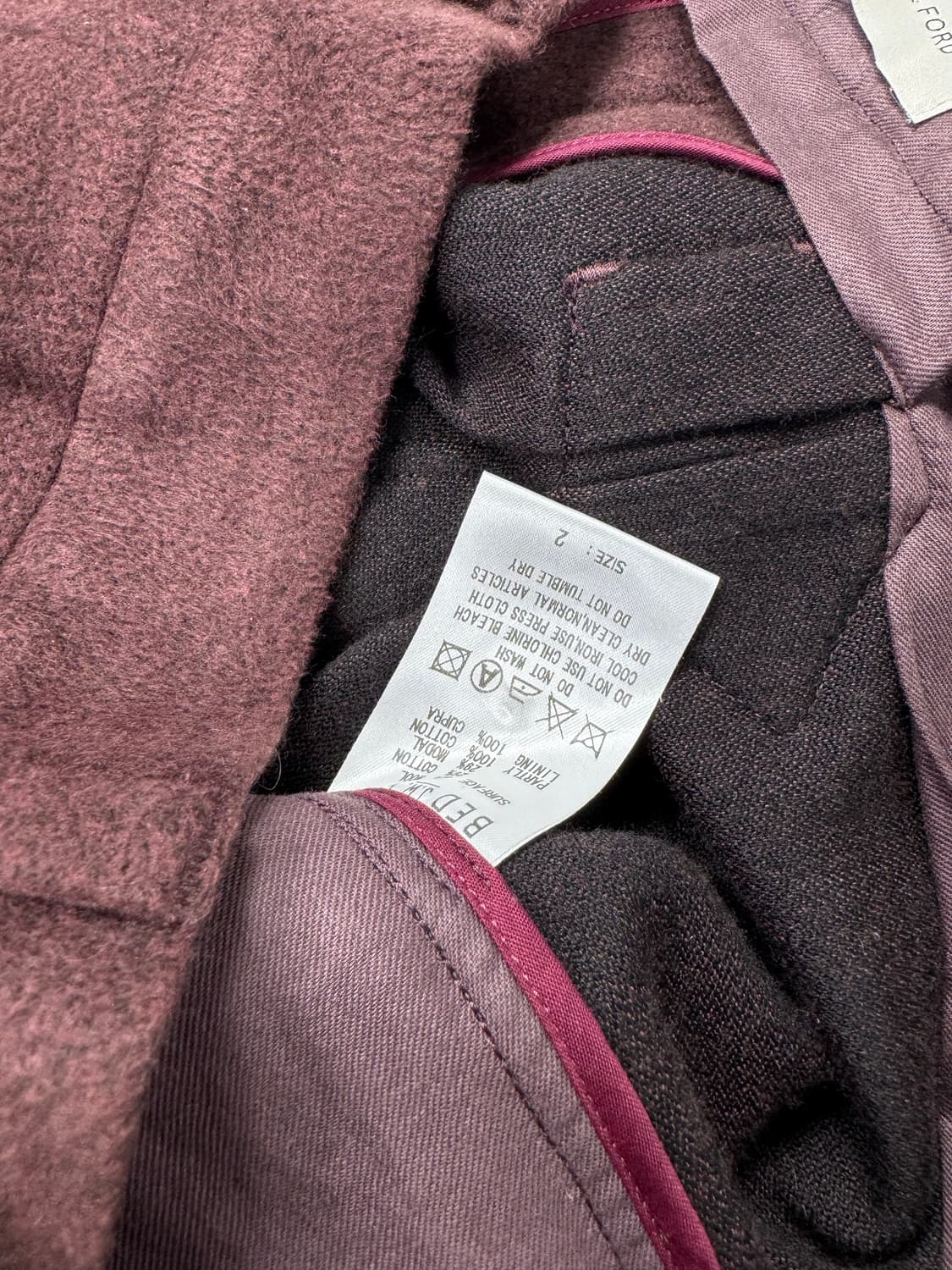 BED J.W. FORD 신치백 울팬츠 상품이미지4