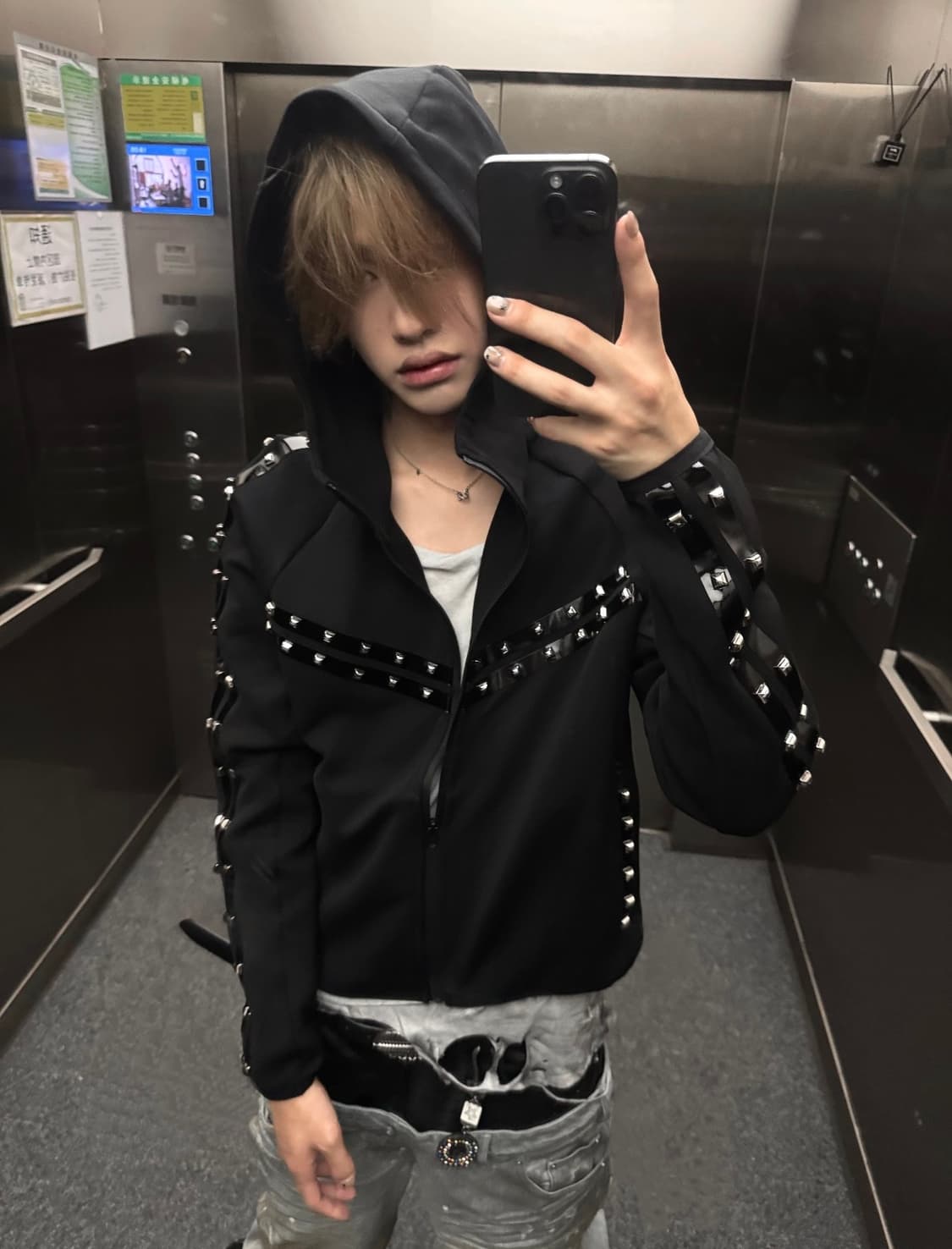 Tech Rivet Air Layer Hoodie 상품이미지2