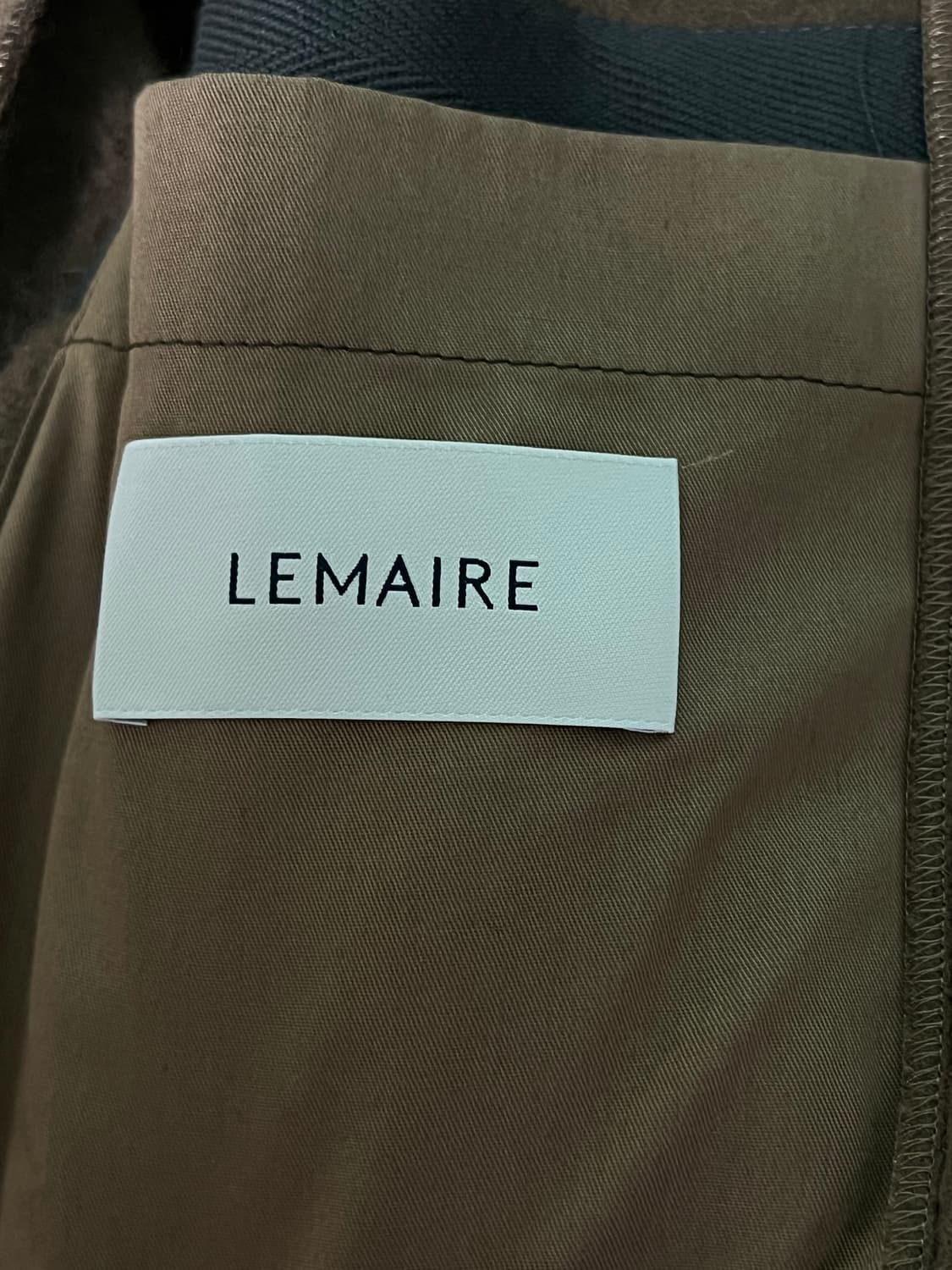 르메르 BOXY DUFFLE 코트 브라운 50 상품이미지5