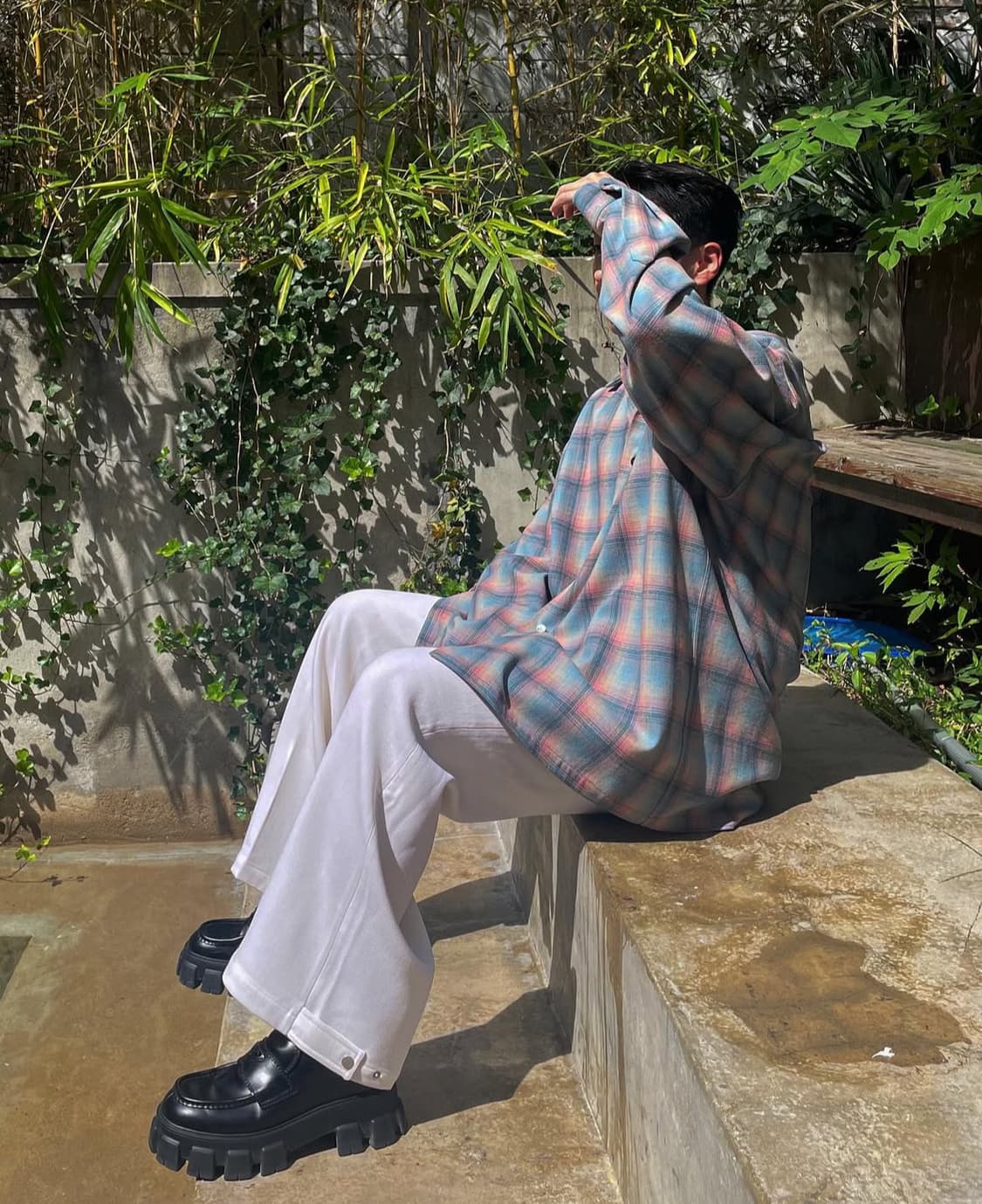 마르지엘라 펜들턴 셔츠 (뷔 착용 동제품) 상품이미지6