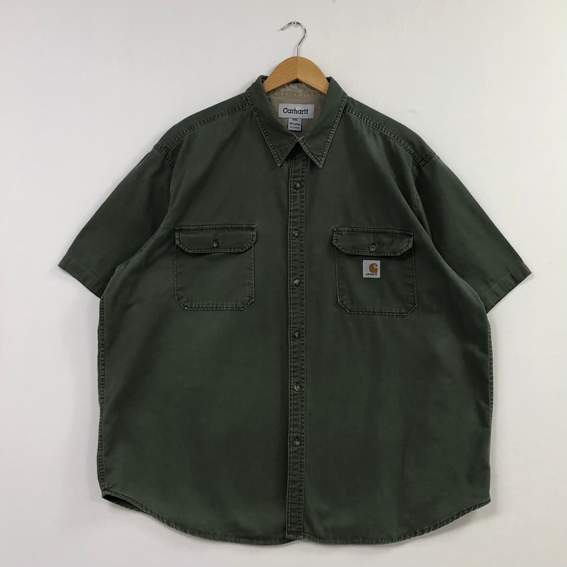 Xxl 칼하트 카키 워크 셔츠 상품이미지2