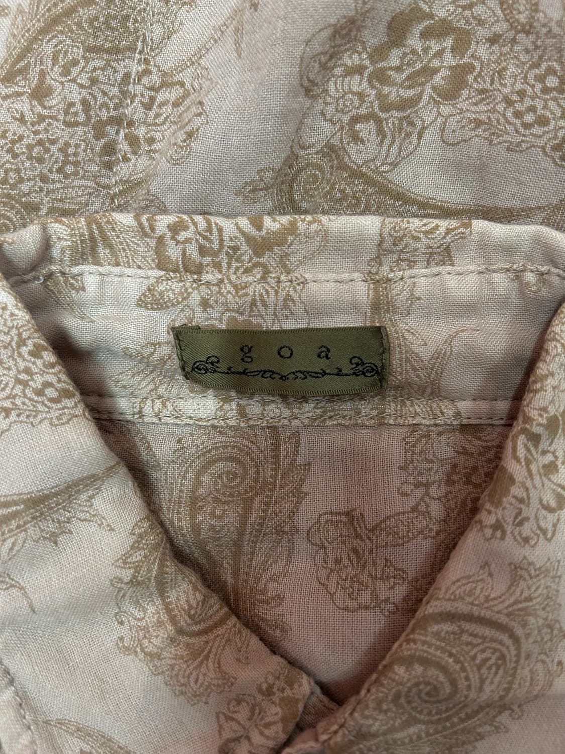 G.O.A pattern shirt G.O.A 패턴 디테일 셔츠 상품이미지3