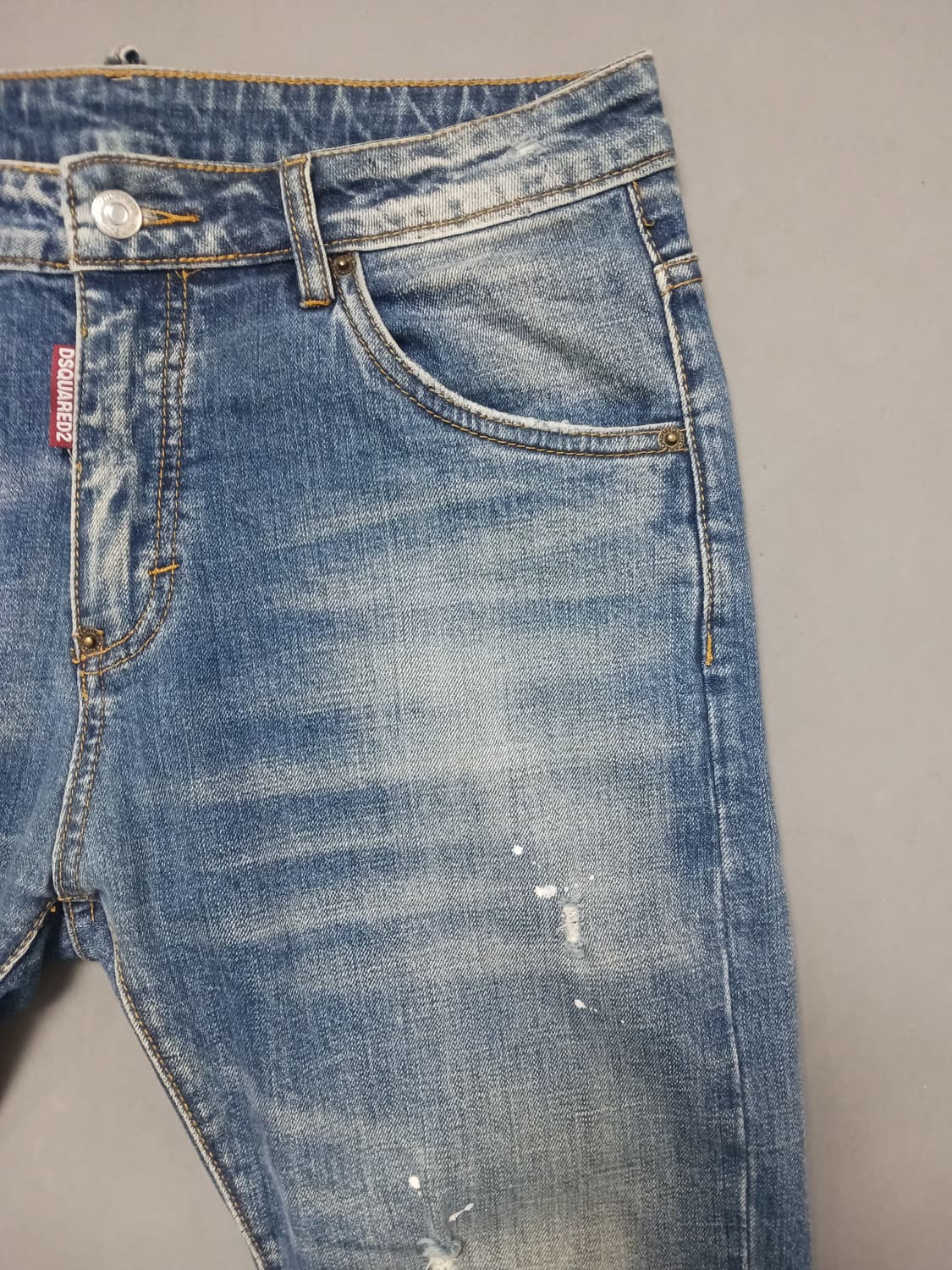 [30] 디스퀘어드2 백포켓로고 스트레이트진 청바지 상품이미지4