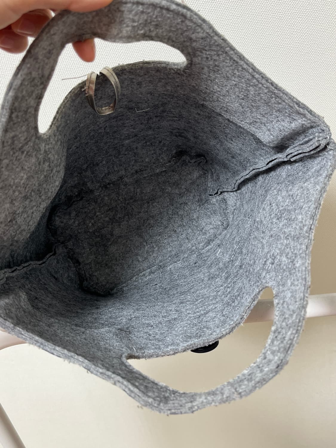 bulle de savon 도트 펠트 토트백 상품이미지4