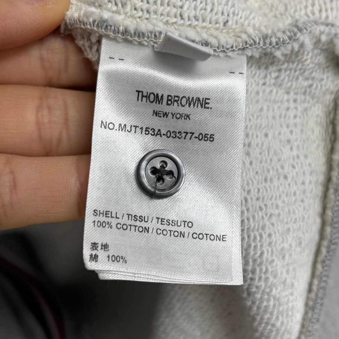 [5]톰브라운 백삼선 후드집업 상품이미지4