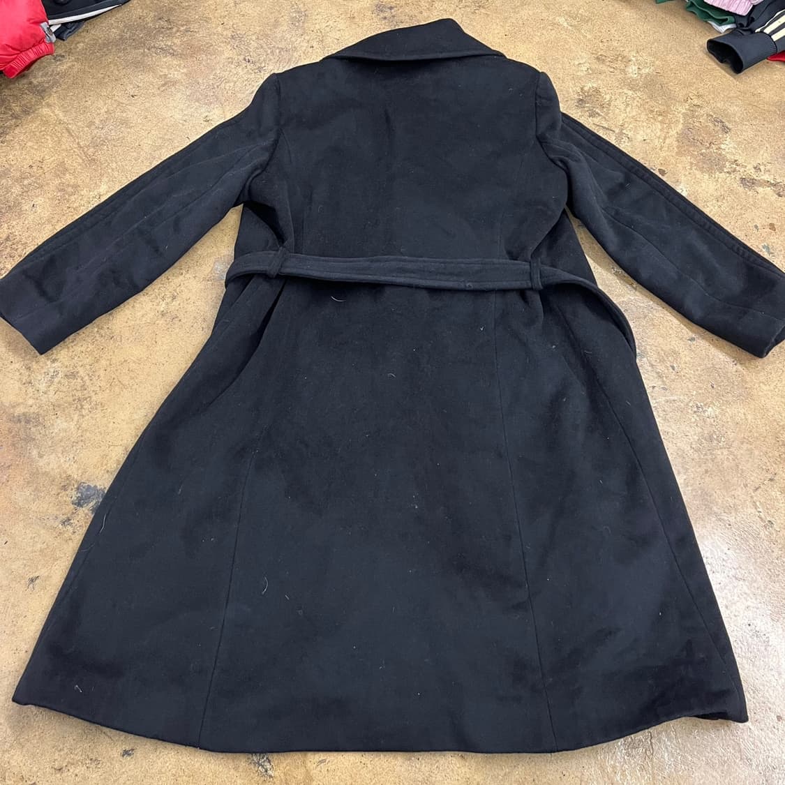 [정품/16] 로렌 랄프로렌 벨티드 롱 코트 블랙 b17 상품이미지4