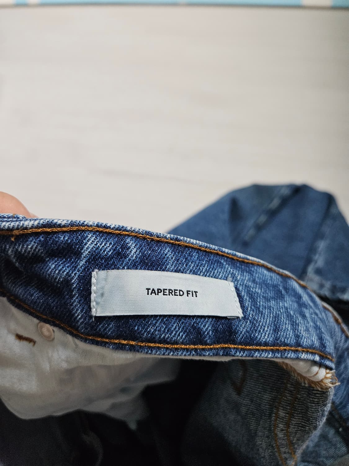 아미 테이퍼드진 31 (허리 실착 32) 상품이미지5