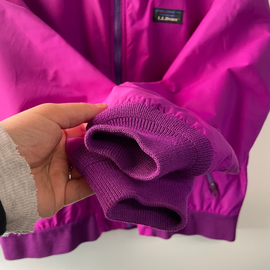 90s 엘엘빈 아즈텍 나일론 웜업자켓 상품이미지5