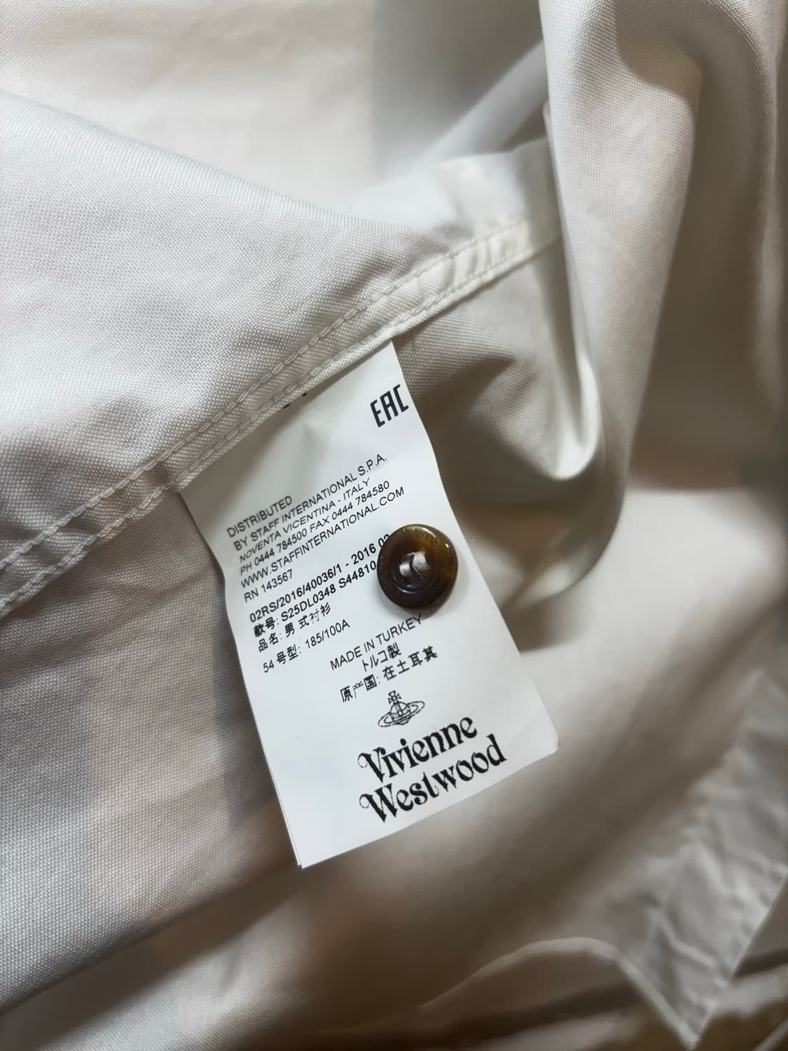 비비안 웨스트우드 맨 화이트 셔츠 상품이미지6