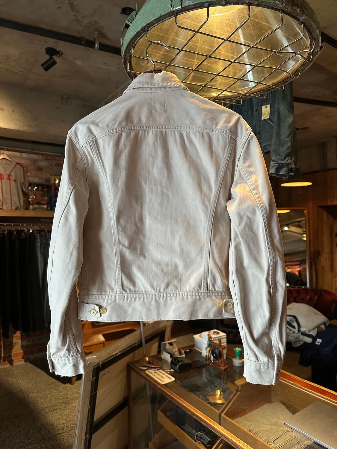 60s USA LEE 100-J 빈티지 리 화이트 웨스터너 자켓 상품이미지4