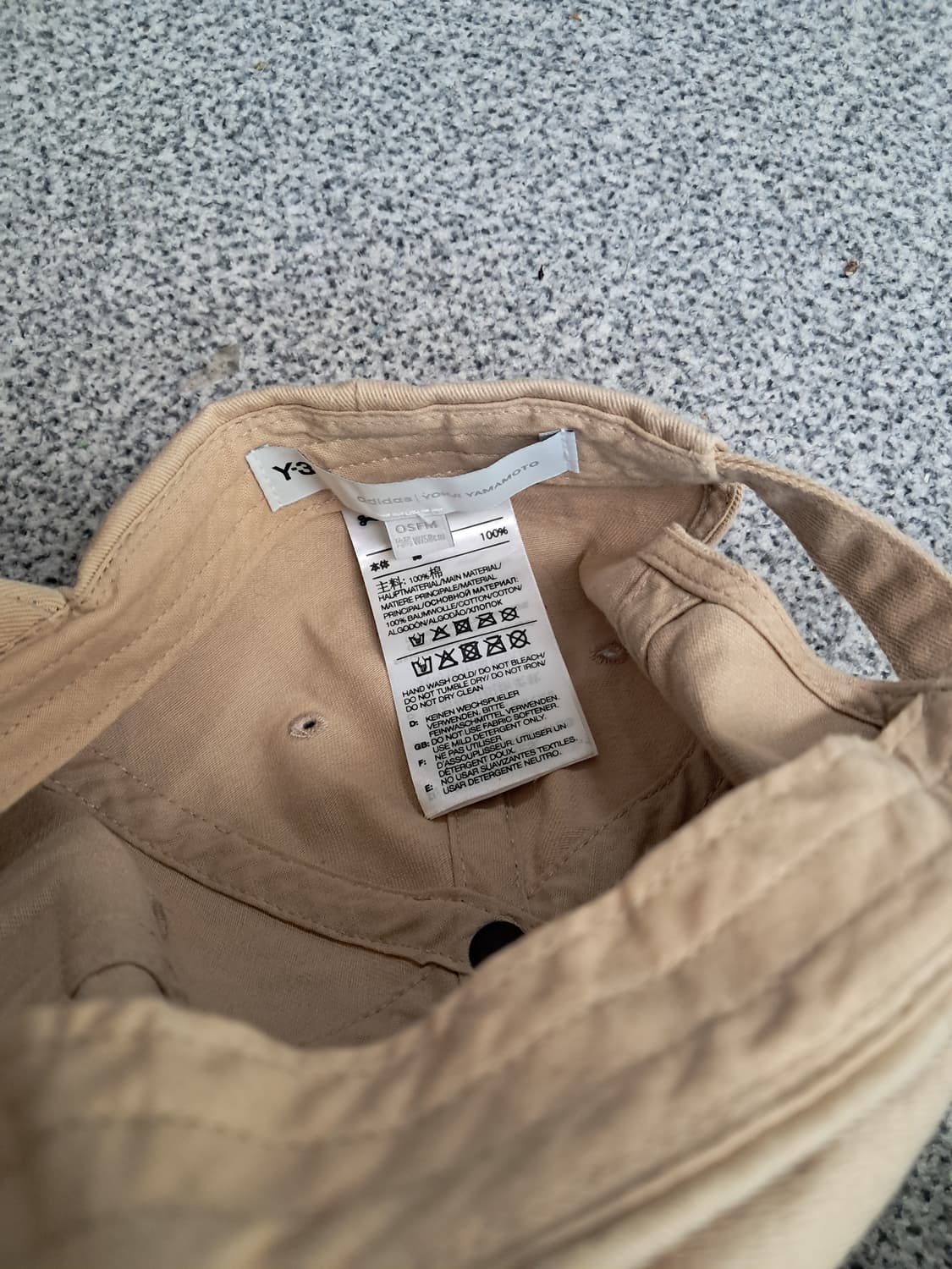 y3 볼캡 상품이미지2