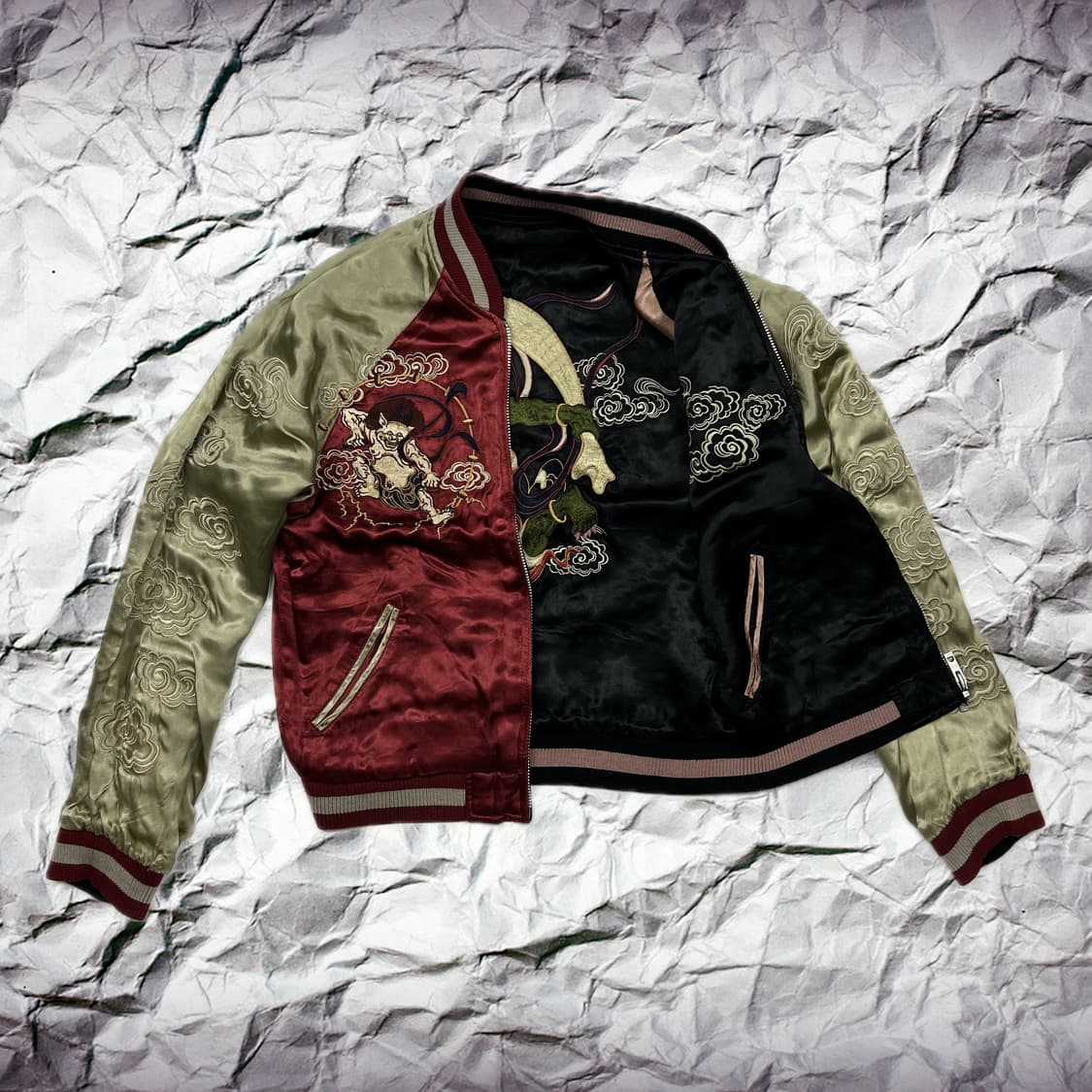 풍신뇌신 리버시블 스카잔 상품이미지5