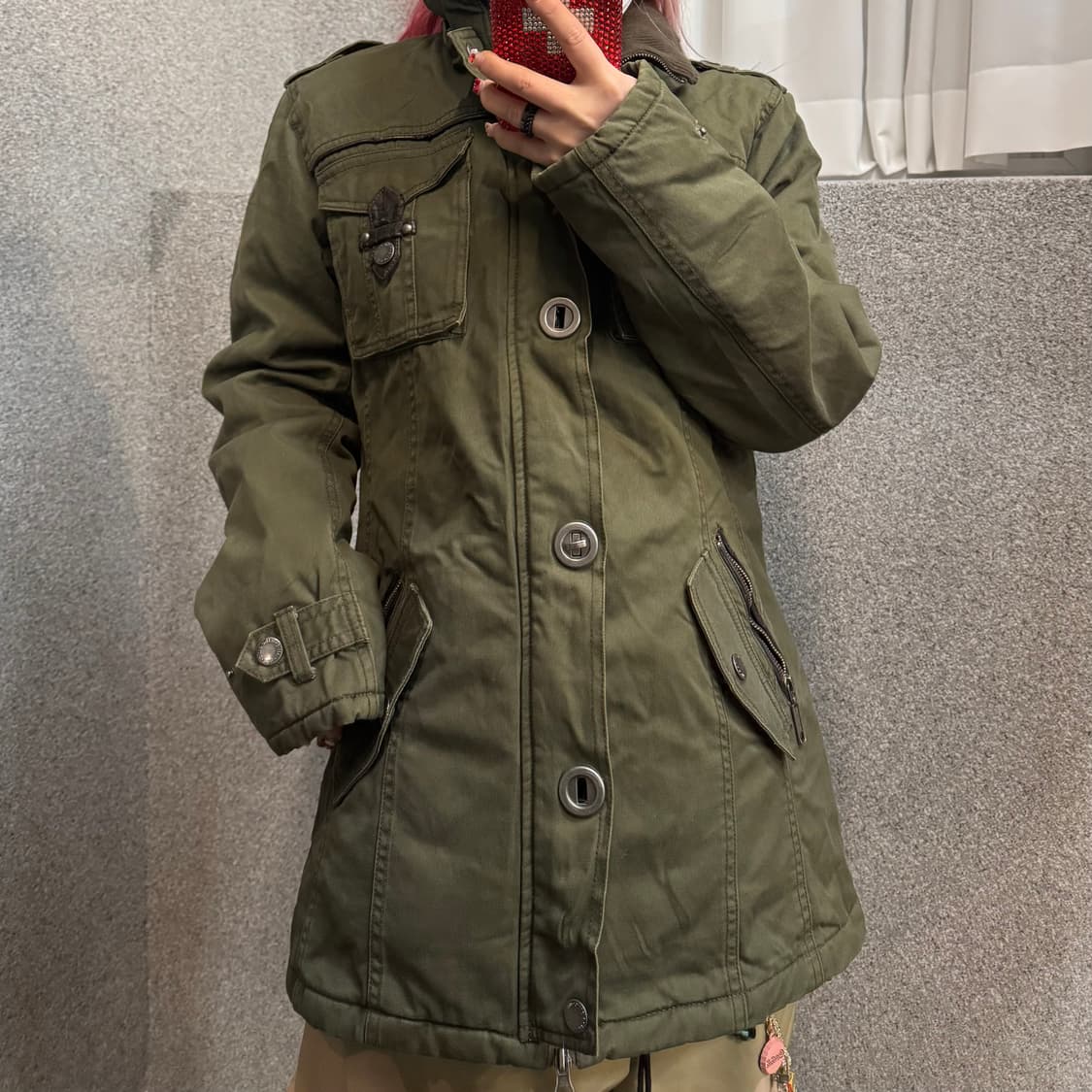 IN THE ATTIC buckle paka jacket 상품이미지1