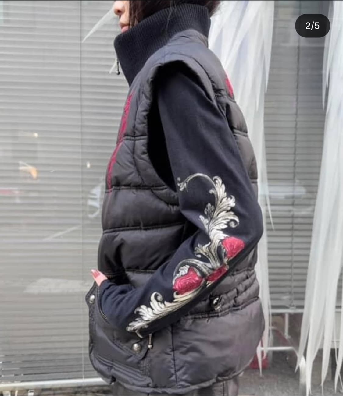 (희귀매물) 90s 할리 데이비슨 대장 패딩조끼 상품이미지3