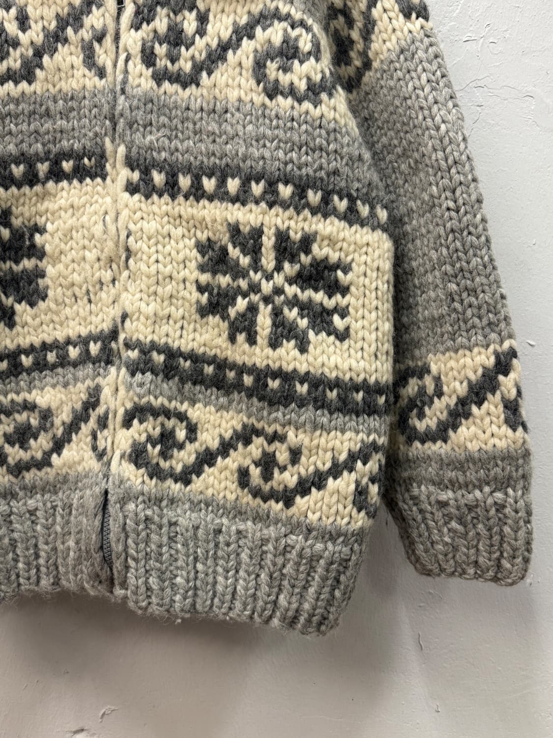 66) Cowichan Shepherd Wool Zip Knit Jack 상품이미지3